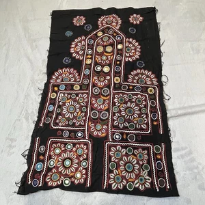 Vintage Uzbek handmade suzani Wall tablecover embroidered textile Fabric Boho - Picture 1 of 8