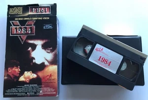 George Orwell's Nineteen Eighty-Four / 1984 VHS TDK BIG BOX USA Home Video Tape - Picture 1 of 6