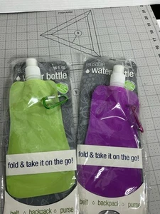 New Reusable Water Bottle For Travel Hiking - Picture 1 of 2