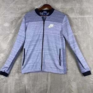 Nike Jacket Womens Small Purple Dri-FIT Full Zip Running Training Pockets Track - Picture 1 of 13