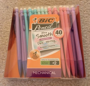 NEU IM KARTON Bic Xtra Smooth Pastel Edition 0,7 mm #2 Druckbleistifte 40 ct. - Bild 1 von 3