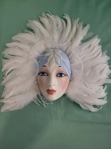 CLAY ART CERAMIC MASK...SWAN LAKE...EXTREMELY RARE! - Picture 1 of 10