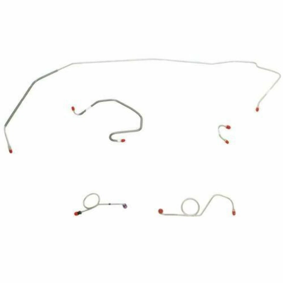 Front Brake Line Kit Fits Dodge Coronet 1971 w/ Manual DiscBrakes-RKT7105SS - Image 1 of 1