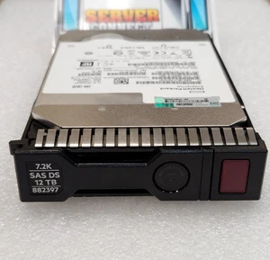 881779-B21 -- HP 12TB SAS 7.2K LFF SC 3.5" 512E DS HDD -- 882397-001 - Afbeelding 1 van 1