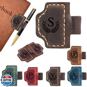 Custom Bygone Mark Bookmark with Pen Holder, 26 Letters Name Initial Erebloom - Picture 1 of 5