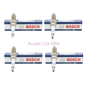 101000063AA 101000033AF OEM 4x Bosch Spark Plug For 1996-2009 Audi A4 A6 TT 1.8T - Picture 1 of 5
