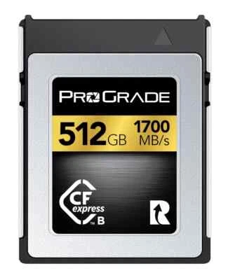 Prograde Digital 512GB CFexpress 2.0 Gold Memory Card, 1700MB/s Read - Image 1 of 4