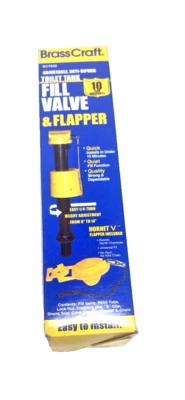 BrassCraft ADJSTBLE Pilot OPERATD FILL VALVE AND FLAPPER  Kit - Image 1 of 3