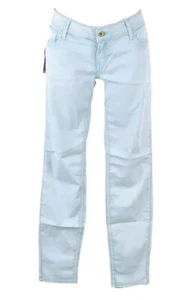 pantaloni da donna estivi cotone cycle jeans elasticizzati vita bassa skinny 41 - Foto 1 di 11