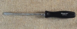 Snap-On Screwdriver SDD8, 8" Shaft - 13" Overall Slotted, Black Hard Handle, USA - Foto 1 di 9