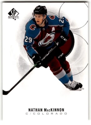 2020-21 SP Authentic Nathan MacKinnon #94 Colorado Avalanche - Image 1 of 2