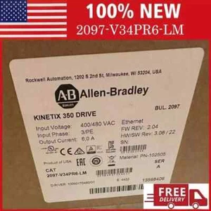 ALLEN BRADLEY 2097-V34PR6-LM/A Kinetex 350 Servo Driver 2097V34PR6LM NEW IN BOX - Picture 1 of 4