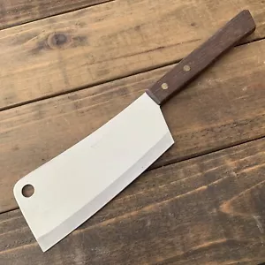 Hartford Forge Stainless Steel Japan MCM Cheese Cleaver 10” Long 5” Blade VTG - Picture 1 of 6