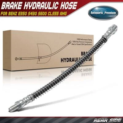 Manguera hidráulica de freno trasero derecho o derecho para Mercedes-Benz E350 S430 S600 CLS55 AMG Foto 1 de 4