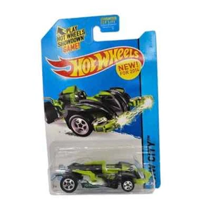 Hot Wheels WATTZUP Year 2014, 60/250, Green and Black Design HW City Die Cast - Picture 1 of 4