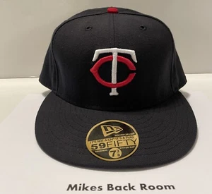 Vintage MINNESOTA TWINS NEW ERA PRO 59/50 Wollmütze New Old Stock FITTED 7-3/8 - Bild 1 von 7