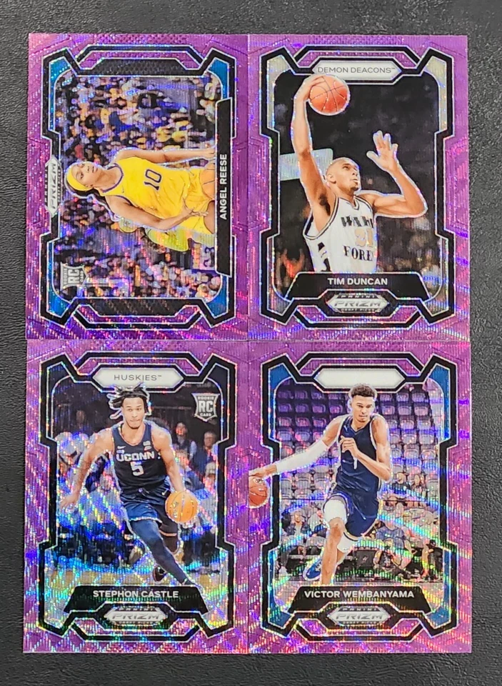 Baloncesto draft Panini Prizm 2024 PURPLE WAVE PRIZMS con variaciones que elijas Foto 1 de 1