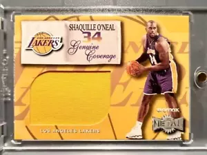 Carta Collezionabile Skybox Metal NBA Shaquille O'Neal Uniforme Pallacanestro Panini - Foto 1 di 3