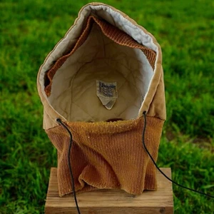 Walls Zero Zone Insulated Hood Hat Pullover Drawstring Winter Cap Brown OSFA - Picture 1 of 20