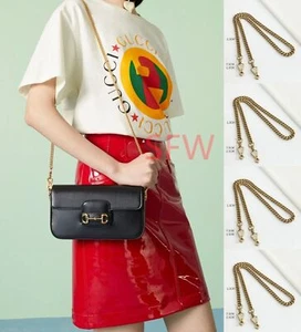Cinturino borsa no marca adatto per Gucci 1955 Gucci Horsebit catena cinturino di ricambio - Foto 1 di 12