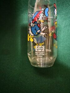 Vintage Daisy Duck Drinking Glass Walt Disney Pepsi Duck Tales Vintage Cartoons