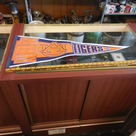 Vintage Auburn University Tigers Pennant Vibrant Colors Cover