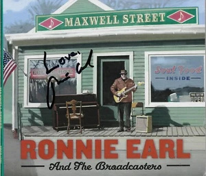 Maxwell Street * von Ronnie Earl & the Broadcasters (CD, 2016) original signiert - Bild 1 von 3