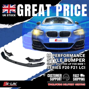 PARAGOLPES DIVISOR DELANTERO ESTILO PERFORMANCE M PARA BMW SERIE 1 F20 F21 LCI - Imagen 1 de 8