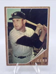 1962 Topps - Green Tint #169 Bob Cerv - Picture 1 of 6