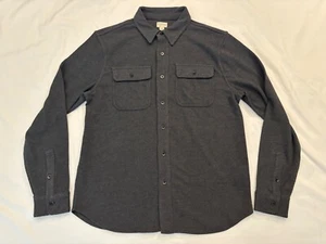 J.Crew Hombre Manga Larga Texturizado Suéter-Camiseta, Negro, Talla Mediana - Imagen 1 de 10