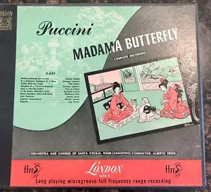 Puccini Madame Butterfly Decca 3LP Set 1952 - Picture 1 of 5