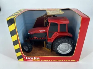 Tonka FARM lights & sounds Tractor Red 51021 Die Cast Metal, Maisto NEW - Picture 1 of 8