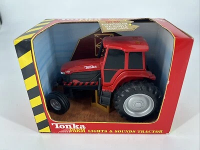 Tonka FARM lights & sounds Tractor Red 51021 Die Cast Metal, Maisto NEW - Image 1 of 4