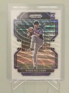 2022 Panini Prizm Baseball RYAN FELTNER White Wave Prizm RC ROCKIES #31 - Bild 1 von 2
