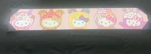 Sanrio Hello Kitty 5 Characters Wall Sign Art Decor Wood 6x36in New - Picture 1 of 2