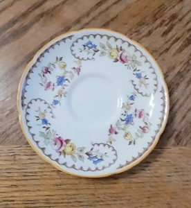 Vintage 1930er Royal Doulton The Beaufort Porzellan Untertasse mit Center Design 5 3/4" - Bild 1 von 3