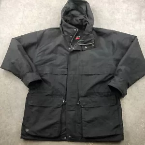 Storm Tech Jacket Men’s Black Long Sleeve Full Zip Hooded Softshell Size Medium - Picture 1 of 14