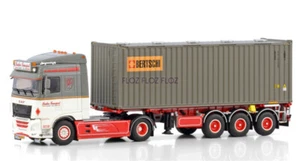 1:50 for WSI for DAF XF MY2017 4X2 CONTAINER TRAILER -3 AXLE +30FT BULKCONTAINER - Picture 1 of 4