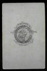 Carte d'armoire années 1880 ELMIRA, NY - Excelsior View Company - Marque arrière de l'appareil photo