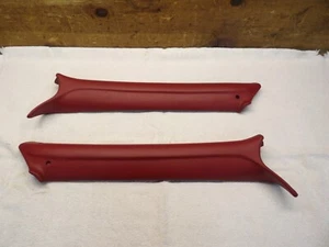 1968 to 1972 Chevrolet chevelle Pontiac gto lemans pillar post moldings red - Picture 1 of 6