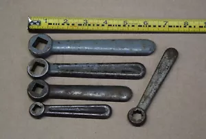Lot of 5 Machinist Lathe Tool Post Wrench Handle 5/16" 1/2 Square Star - Picture 1 of 5