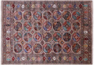 6' 1" X 8' 8" Bokhara Handmade Wool Rug - Q12750 - Picture 1 of 10