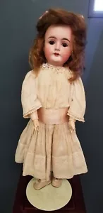 ANTIQUE 30 KARL HARTMANN BISQUE COMPOSITION DOLL Antique SHOES DRESS 23" - Picture 1 of 12
