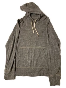 Sudadera con capucha pulóver de manga larga gris talla mediana M de American Eagle para hombre - Imagen 1 de 6