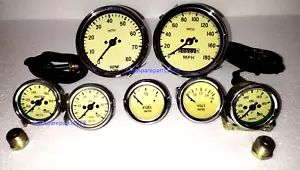 Smiths Temp FOil temp F Oil Fuel Volt Gauge Speedo 0-180 mph Tacho 0-80 100mm YC - Picture 1 of 4