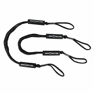 Extreme Max 3006.2358 BoatTector Bungee Dock Line Value 2-Pack - 6', Black - Picture 1 of 5