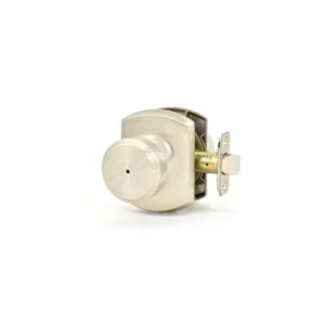 Bowery Knob with Greenwich Rose Privacy Lock with 16080 Latch and 10027 Strike S - Picture 1 of 1