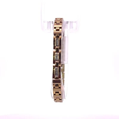 Дамы Citizen из нержавеющей стали 7 мм золотистый кристалл браслет - Изображение 1 из 4