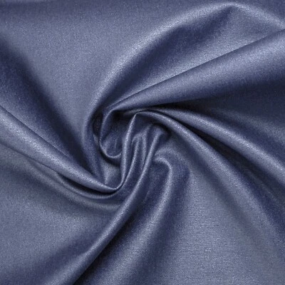 Stoff Baumwolle Luisa beschichtet, Acrylbeschichtung Wachstuch, uni, Rauchblau - Bild 1 von 4