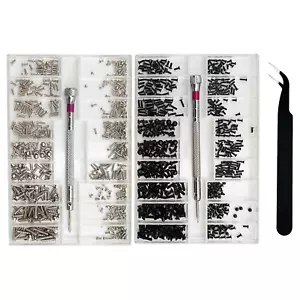 1000 Stück Mini Schrauben Set M1.2 M1.4 M2 Für Brillen Uhren Laptop - Bild 1 von 12